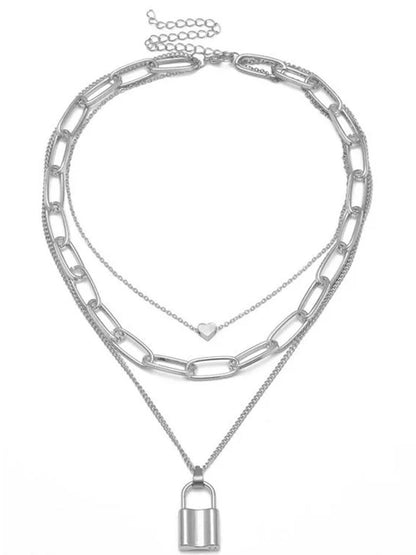 ALLTROVES Silver Plated Stylish Necklace