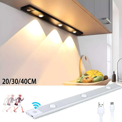 ALLTROVES LED PIR Motion Sensor Cabinet  With USB Rechargeble