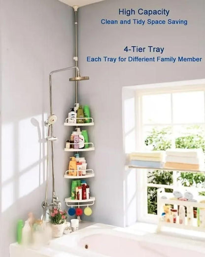 ALLTROVES Stainless Steel Tripod Storage Rack/Shelf