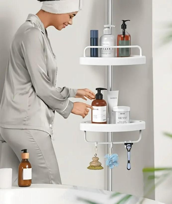 ALLTROVES Stainless Steel Tripod Storage Rack/Shelf